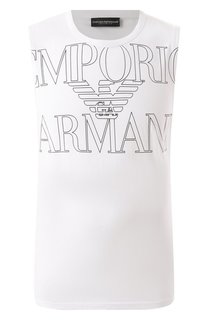 Хлопковая майка Emporio Armani