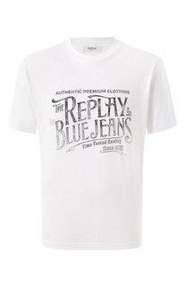 Хлопковая футболка Replay
