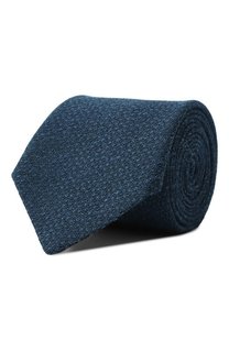 Галстук из шелка и хлопка Canali