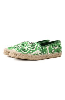 Текстильные эспадрильи Boccaccio Dolce & Gabbana