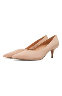 Замшевые туфли Paris 55 Gianvito Rossi