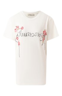 Хлопковая футболка Blumarine