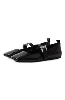 Кожаные балетки SR Twenty Buckle Sergio Rossi