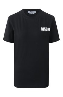 Хлопковая футболка MSGM