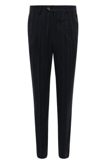 Брюки из хлопка и шерсти Brunello Cucinelli