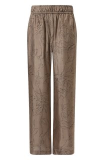 Шелковые брюки Brunello Cucinelli