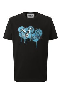 Хлопковая футболка Iceberg