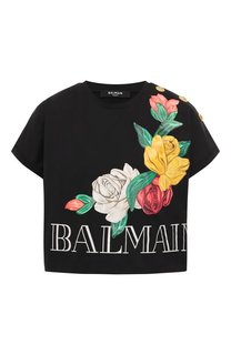 Хлопковая футболка Balmain