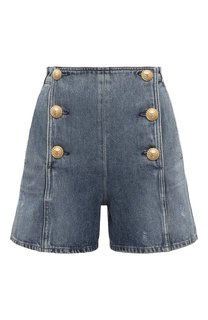 Джинсовые шорты Balmain