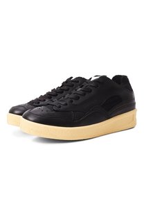 Кожаные кеды Jil Sander