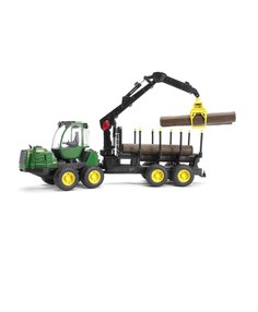 Форвардер John Deere 1210E с прицепом и аксессуарами Bruder