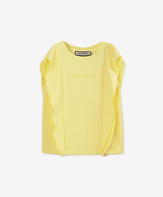 Футболка с коротким рукавом для девочки желтая Roberto Moretti