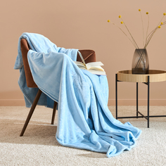Плед Supersoft, голубой Cozy Home