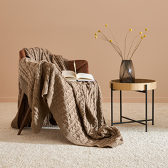 Плед Novallas, коричневый Cozy Home