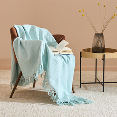 Плед Мелодия, голубой Cozy Home