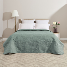 Покрывало Fogliare, зеленое Cozy Home