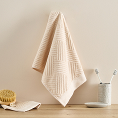 Полотенце махровое Zigzag, бежевое Cozy Home