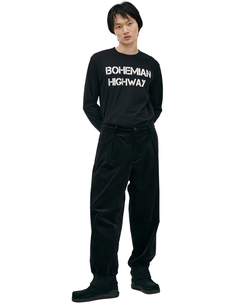 Зауженные брюки из вельвета Yohji Yamamoto