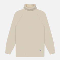 Мужской свитер C.P. Company Alpaca Wool Turtel Neck, цвет белый, размер M