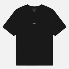 Мужская футболка A.P.C. Boxy Micro Logo GOTS, цвет чёрный, размер S