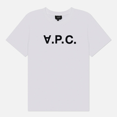 Мужская футболка A.P.C. Standard Grand V.P.C. GOTS, цвет белый, размер XXL