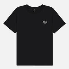 Мужская футболка A.P.C. Standard Rue Madame GOTS, цвет чёрный, размер L