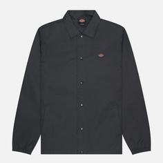 Мужская куртка ветровка Dickies Oakport Coach, цвет серый, размер M