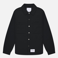 Мужская демисезонная куртка Edwin Sphere Padded Overshirt, цвет чёрный, размер L