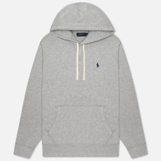 Мужская толстовка Polo Ralph Lauren Embroidered Pony Fleece Hoodie, цвет серый, размер XXL