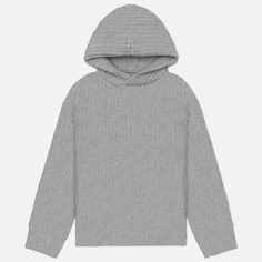 Мужской свитер MKI Miyuki-Zoku Chunky Rib Knit Hoodie, цвет серый, размер XL