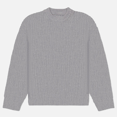 Мужской свитер MKI Miyuki-Zoku Chunky Rib Knit Crew Neck, цвет серый, размер L
