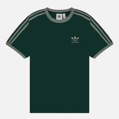 Мужская футболка adidas Originals Classics 3-Stripes Adicolor, цвет зелёный, размер XXL