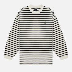 Мужской лонгслив Kangol Stripe, цвет чёрный, размер M