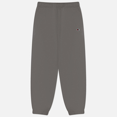 Мужские брюки Champion C Logo Fleece Baggy Joggers, цвет серый, размер L