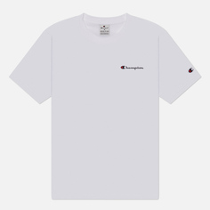 Мужская футболка Champion Small Logo Crew Neck, цвет белый, размер XL