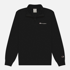 Мужская толстовка Champion Small Logo Half-Zip, цвет чёрный, размер S