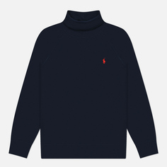Мужская толстовка Polo Ralph Lauren Embroidered Pony Fleece Turtle Neck, цвет синий, размер M