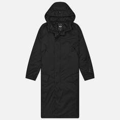 Мужская куртка парка Y-3 Padded Hooded, цвет чёрный, размер S