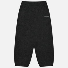 Мужские брюки MKI Miyuki-Zoku Mohair Blend Knit Wide Leg Joggers, цвет чёрный, размер XL