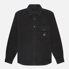 Мужская рубашка Kangol Classic Logo Corduroy, цвет серый, размер XL
