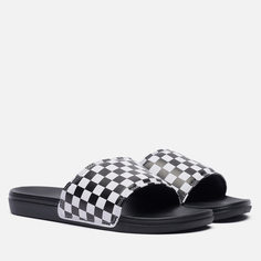 Сланцы Vans La Costa Checkerboard, цвет чёрный, размер 39 EU