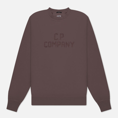 Мужская толстовка C.P. Company Bold Logo Crew Neck, цвет фиолетовый, размер XL