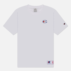 Мужская футболка Champion Legacy Retro Sport Crew Neck, цвет белый, размер L