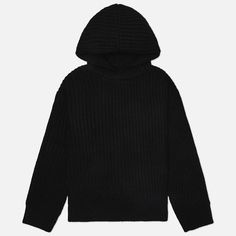 Мужской свитер MKI Miyuki-Zoku Chunky Rib Knit Hoodie, цвет чёрный, размер XXL