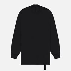 Мужской лонгслив Rick Owens DRKSHDW Hollywood Jumbo, цвет чёрный, размер S