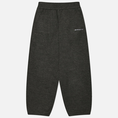 Мужские брюки MKI Miyuki-Zoku Mohair Blend Knit Wide Leg Joggers, цвет коричневый, размер M