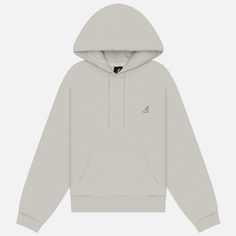 Женская толстовка Kangol Classic Logo Hoodie, цвет бежевый, размер S