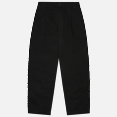 Мужские брюки UNAFFECTED Raw Edged Cut Chino, цвет чёрный, размер M