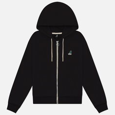 Женская толстовка Kangol Classic Logo Zip-Up, цвет чёрный, размер M