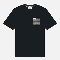 Мужская футболка Aquascutum Active Pocket Club Check, цвет синий, размер L